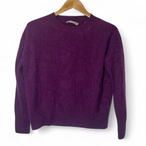 Vince Women S Purple Cashmere Jumper Long Sleeve Pullover Soft Luxury Sweater